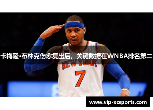 卡梅隆·布林克伤愈复出后，关键数据在WNBA排名第二